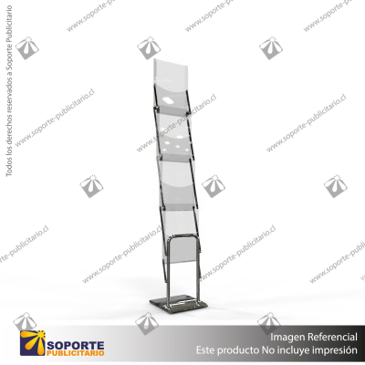 PORTA CATALOGO EJECUTIVO CON MALETA DE TELA (4 BANDEJAS)