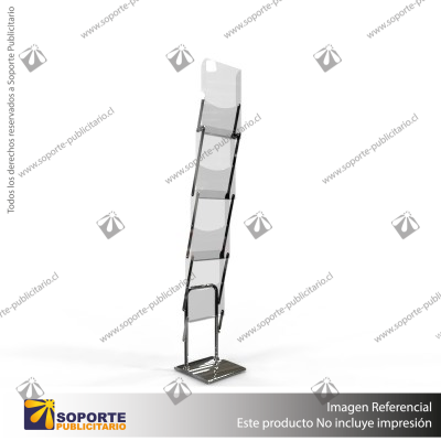 PORTA CATALOGO EJECUTIVO CON MALETA DE TELA (4 BANDEJAS)