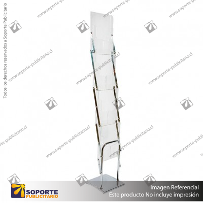 PORTA CATALOGO EJECUTIVO CON MALETA DE TELA (4 BANDEJAS)