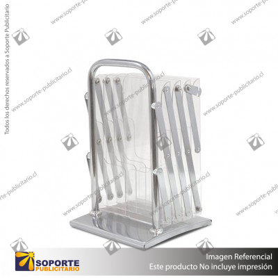 PORTA CATALOGO EJECUTIVO CON MALETA DE TELA (4 BANDEJAS)