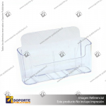 1-TIER LOW BACK HOLDER (PORTRAIT) 1/3 A4 CLEAR