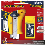 18MM BN-L RATCHET LOCK UTILITY KNIFE WITH A 10-PACK OF SILVER SNAP BLADES VARIATION: DEFAULT TITLE