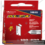 18MM LB SILVER SNAP BLADE - 5, 10, 30, 50 OR 100 PACKS VARIATION: LB/CP100