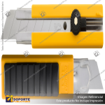 25MM H-1 CLASSIC EXTRA HEAVY-DUTY UTILITY KNIFE WITH RUBBER GRIP INSET VARIATION: DEFAULT TITLE