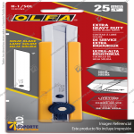 25MM H-1/SOL RUBBER INSET UTILITY KNIFE WITH SOLID BLADE VARIATION: DEFAULT TITLE