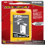 25MM HB SILVER SNAP BLADE - 5, 10, 20 OR 40 PACK VARIATION: HB-10B