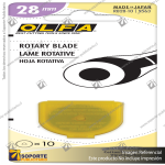 28MM RB28 TUNGSTEN STEEL ROTARY BLADE - 2, 5, OR 10 PACKS VARIATION: RB28-5