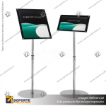 A3 FLOOR STAND WITH EXTENSION POLE, BLACK