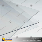 ABS PLANCHA SILVER BRUSHED 1,25MM 0,62M X 1,22M