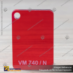 ACRILICO CAST ROJO VM740/N 3 X 1220 X 2440