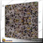 ACRILICO GLITTER CONFETTI DOTS BLACK WHITE GOLD NOVO 3MM