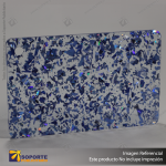 ACRILICO GLITTER CONFETTI FLAKE BLUE NOVO 3MM
