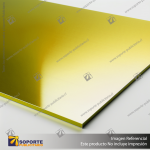 ALUMINIO COMPUESTO EXTERIOR AMARILLO 4 MM HPCBOND PVDF - 1.50 X 5 MT
