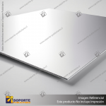 ALUMINIO COMPUESTO EXTERIOR BLANCO 4 MM HPCBOND PVDF - 1.50 X 5 MT