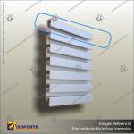 ALUMINIUM SLATWALL- 25MM TOP PLANK