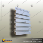 ALUMINIUM SLATWALL - 25MM PITCH