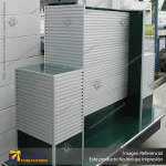 ALUMINIUM SLATWALL - 25MM PITCH