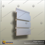 ALUMINIUM SLATWALL - 50MM PITCH