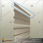 ALUMINIUM SLATWALL - 75MM PITCH