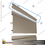 ALUMINIUM SLATWALL - TOP CAP