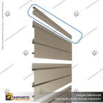 ALUMINIUM SLATWALL - TOP CAP