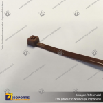 AMARRA PLASTICA 150X3,6MM CAFE BL100 UNID