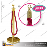 ARRIENDO DIARIO POSTE EMPERADOR DORADO CON CORDóN ROJO
