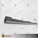 ASTURIAS - FOCO LINEAL MAGNETICO NEGRO 600MM 20W 48V 3000K