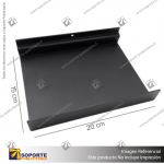 BANDEJA METALICA A PANEL RANURADO 15X20 CM