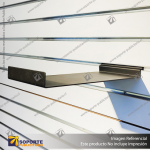 BANDEJA METALICA A PANEL RANURADO 30X15 CM