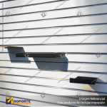 BANDEJA METALICA A PANEL RANURADO 30X20 CM