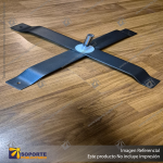 BASE CRUZ FIERRO NEGRO 50X80CM