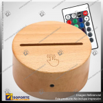 BASE LAMPARA LED WOODE CON CONTROL SPECS: