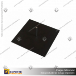 BASE PRO SOLIDA DE METAL COLOR NEGRO (40 CMS) BANDERA PUBLICITARIA (C4)