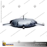 BASE PRO X COLOR GRIS (80 CMS) BANDERA PUBLICITARIA (C10)