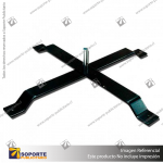 BASE PRO "X" COLOR NEGRO (60 CMS) BANDERA PUBLICITARIA (C10)