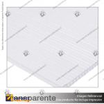 BIOMBO SEPARADOR AMBIENTES PA 6 MM CON MARCO PVC 105*200 CMS TRANSPARENTE CON RUEDAS