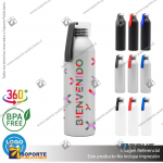 BOTELLA ALU/GRIS PLATA/AZUL