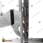 BRAZO A RIEL NOVA 35 CM CASCADA 5 BOLAS CROMADO