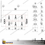 C – NAVE CENTRAL 3 – GONDOLA CENTRAL 1430X3690X700