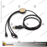 CABLE 3 EN 1 BAMBOO/NEGRO/NEGRO