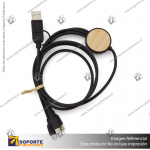 CABLE 3 EN 1 BAMBOO/NEGRO/NEGRO