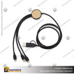 CABLE 3 EN 1 BAMBOO/NEGRO/NEGRO