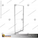 CAJA DE LUZ PERFIL ALUMINIO 6.5 CMS COLOR NEGRO GRAFICA DOBLE 100*200 CMS ILUMINACION LED