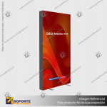 CAJA DE LUZ PERFIL ALUMINIO 6.5 CMS GRAFICA DOBLE 100*200 CMS ILUMINACION LED