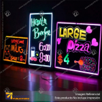 CAJA DE LUZ PIZARRA LED 30*40 CMS