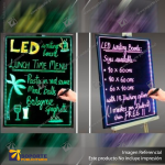 CAJA DE LUZ PIZARRA LED 30*40 CMS