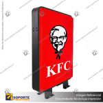 CAJA DE LUZ RECTANGULAR DOBLE GRAFICA 40*60 CMS PARA MURO