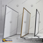CAJA DE LUZ VIDRIO TEMPLADO BORDE GRIS FORMATO A4 (21*29.7 CMS)