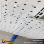 CAMBIO DE LISO A PERFORADO MODULO CENTRAL, DE 4 UNI DE REVEST. PERFORADO.